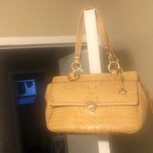 Brahmin front flap satchel